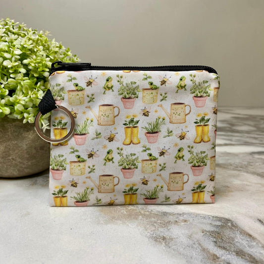 Plants, Rainboots, Bees & Etc Coin Pouch