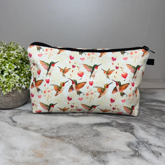 Heart Hummingbird Pouch