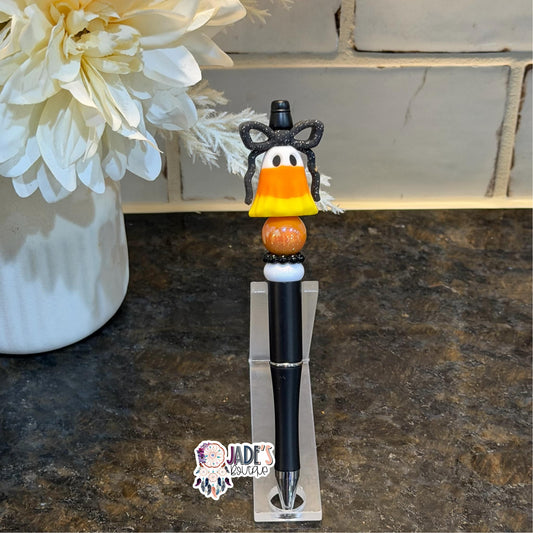 Candy Corn Ghost Pen