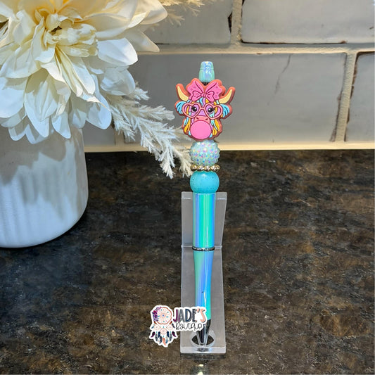 Colorful Highland Cow Pen