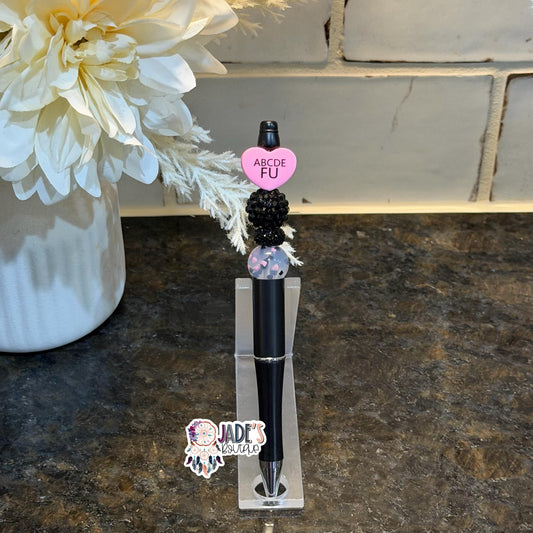 ABCDE FU Heart Pen