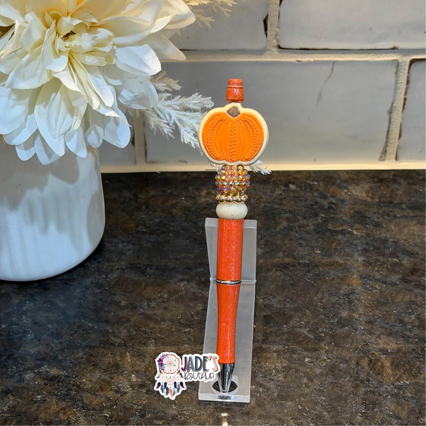 Orange Pumpkin Pen