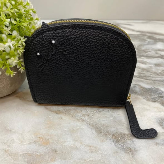 Black Cat Card Holder Wallet