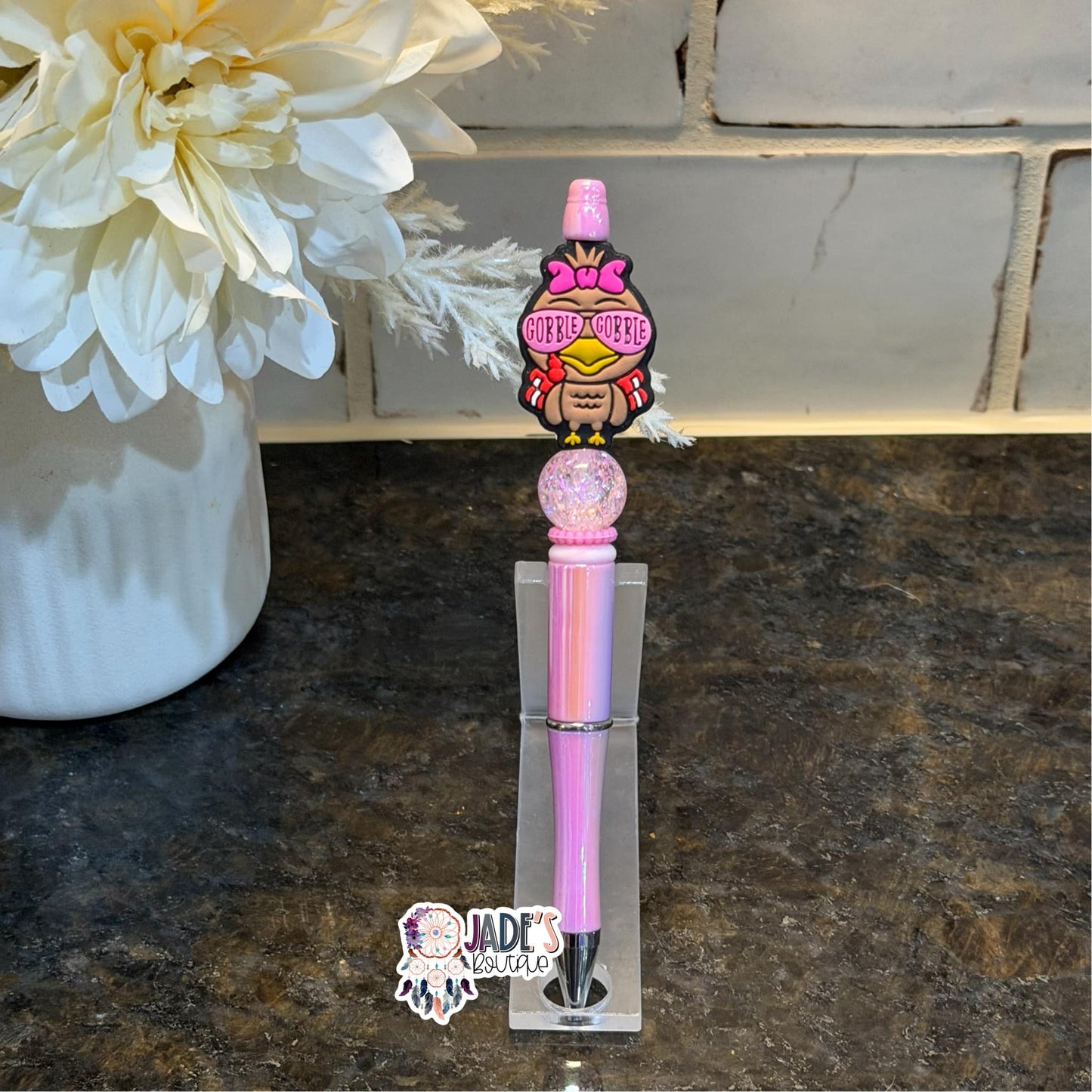 Gobble Gobble Turkey Pen - Pink