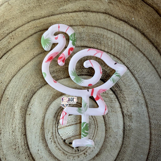 Pink Jumbo Flamingo Clip