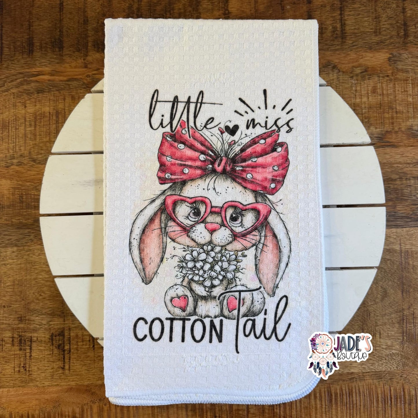 Little Miss Cotton Tail Tea Towels