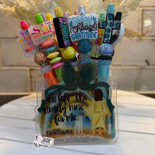 He Left The Ninety-Nine For Me Acrylic Pen Box