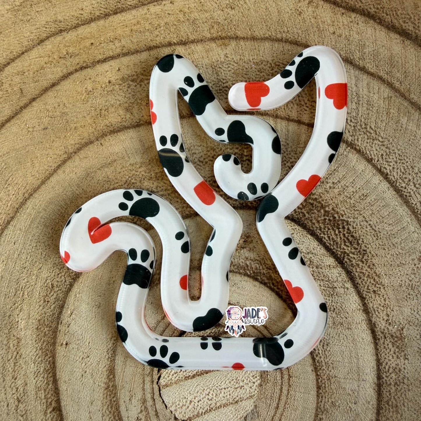 Paw & Hearts Jumbo Cat Clip