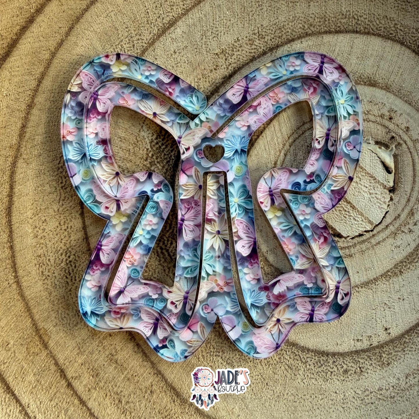 3D Butterfly Jumbo Paper Clip