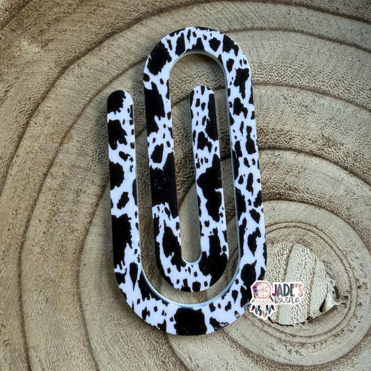 Cow Print Jumbo Paper Clip
