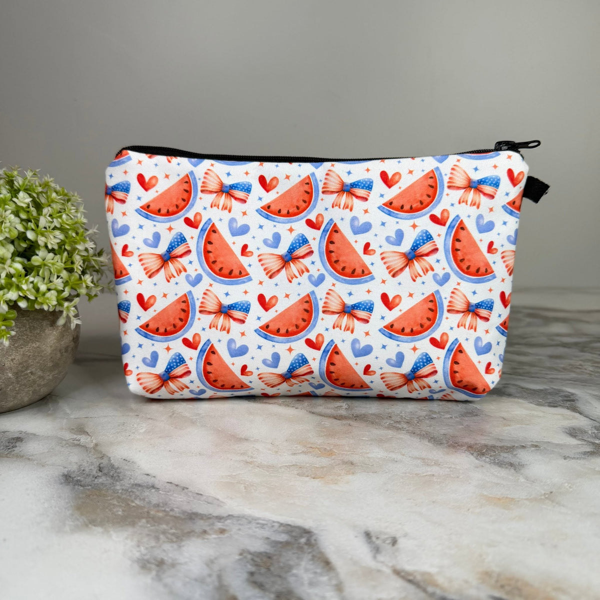 Watermelon & Bows Pouch