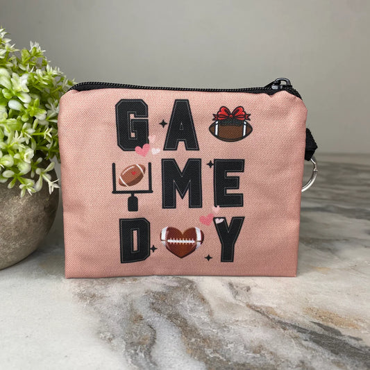 Football Game Day Coin Pouch
