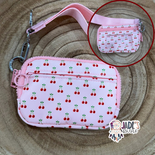 Cherry Wristlet Wallet