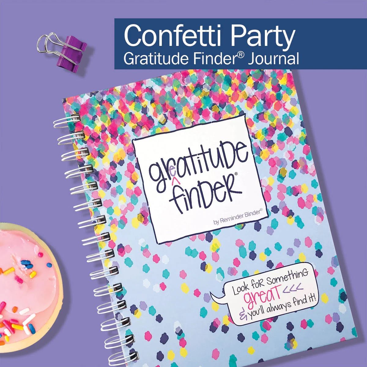 Confetti Party Gratitude Journal