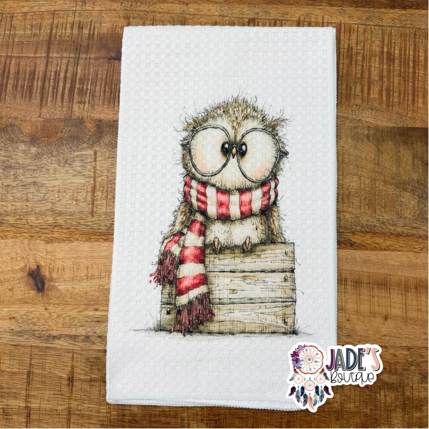 Owl Tea Towel