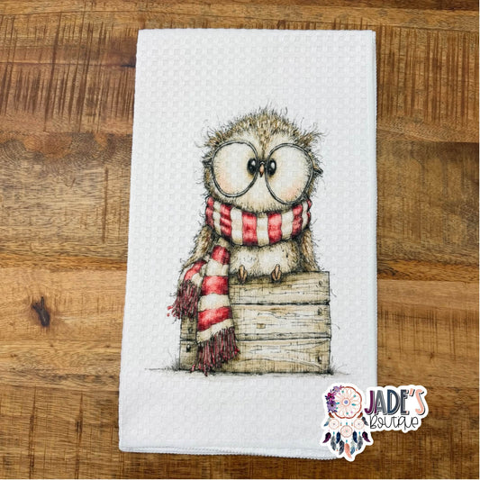 Owl Tea Towel