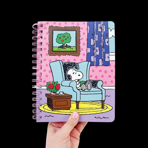 Snoopy Take It Easy Spiral Notebook