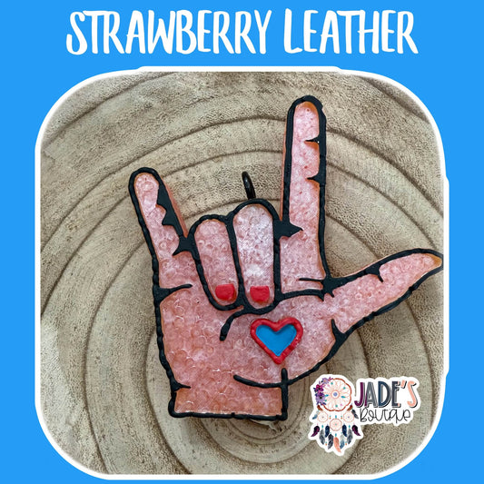 ASL I Love You - Scent Strawberry Leather
