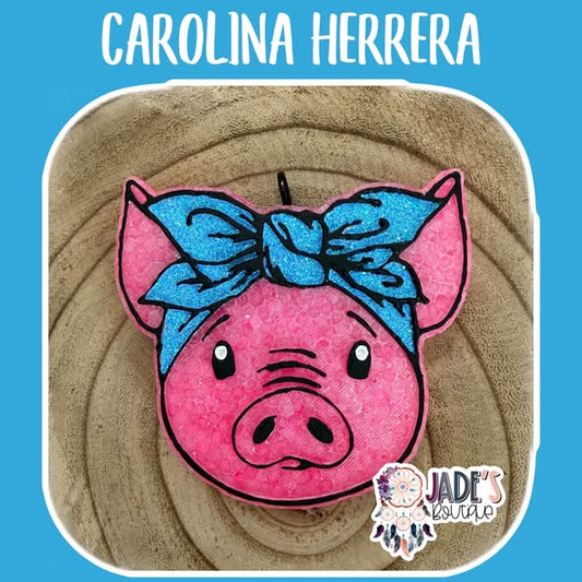 Pig Blue Bow - Scent Carolina Herrera