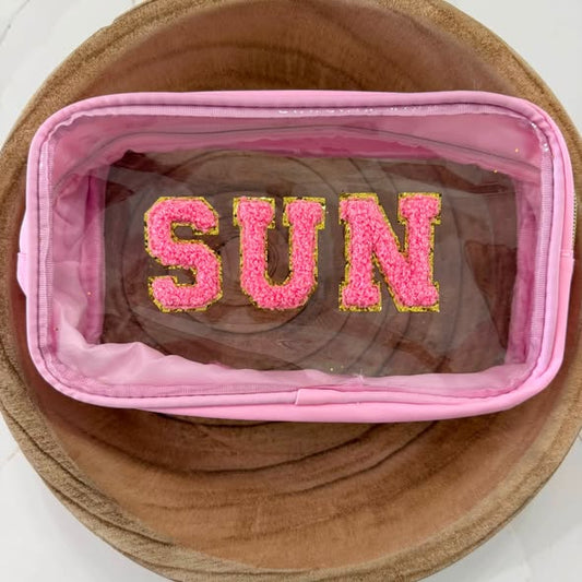 Sun Clear Pouch Light Pink