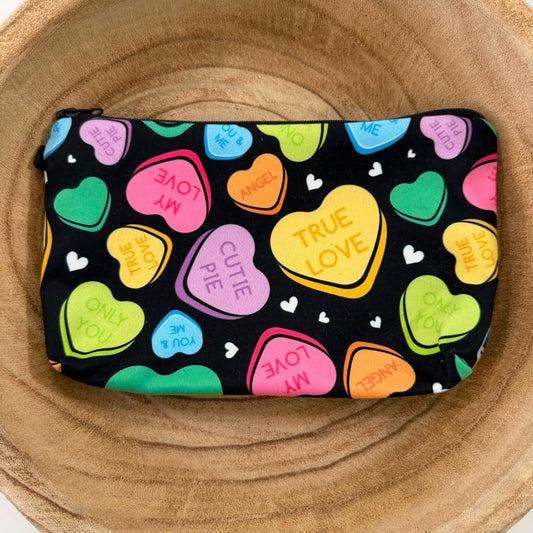 Conversation Hearts Pouch