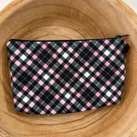 Black, Pink & White Plaid
