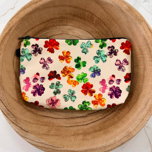 Rainbow Clover Pouch