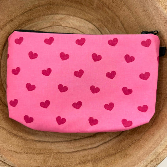 Heart, Pink Red Pouch