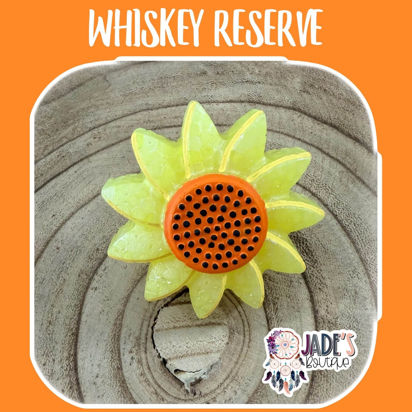 Sunflower Vent Clip - Scent Whiskey Reserve