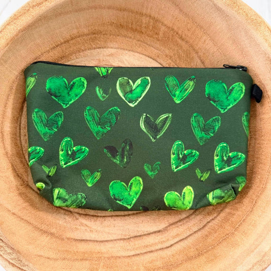 Green Heart Pouch