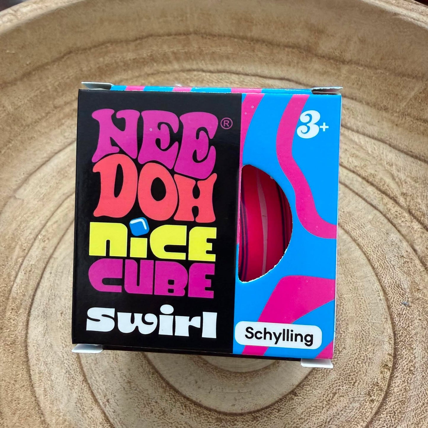 Swirl Ball Squishy - Pink & Blue