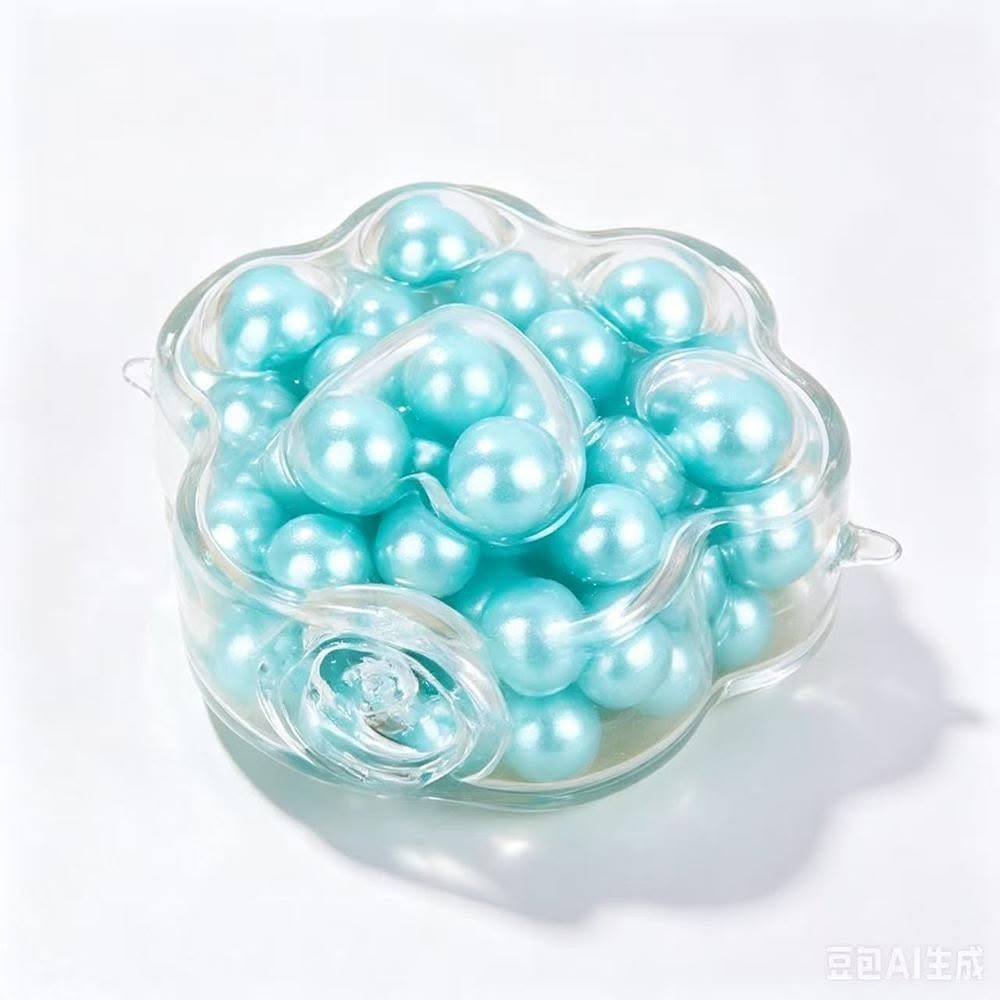 Metallic Orbeez Paw Print Squishy - Blue