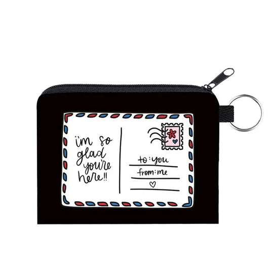 So Glad You're Here Coin Pouch