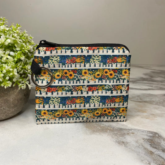 Sunflower Pots Coin Pouch