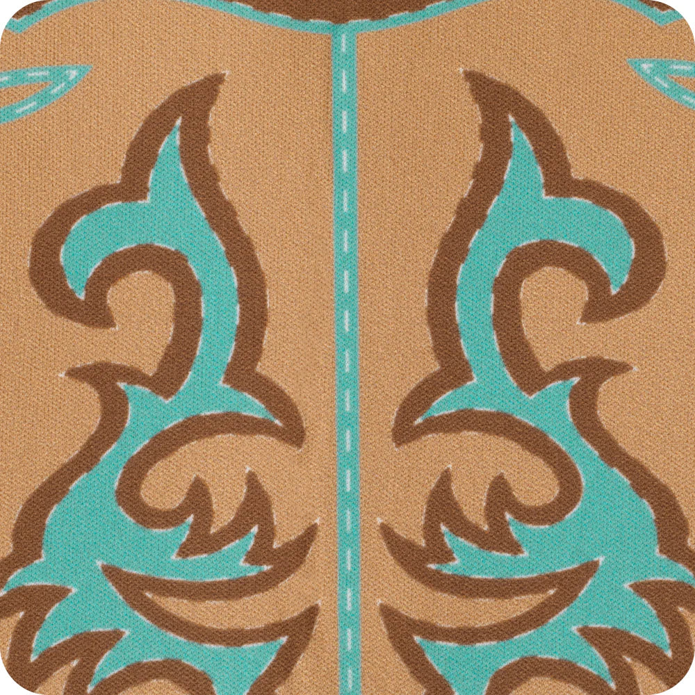 Boot Scootin' Turquoise Can Coolie