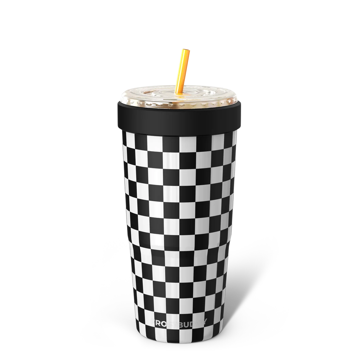 To-Go Buddy | Black & White Checkered