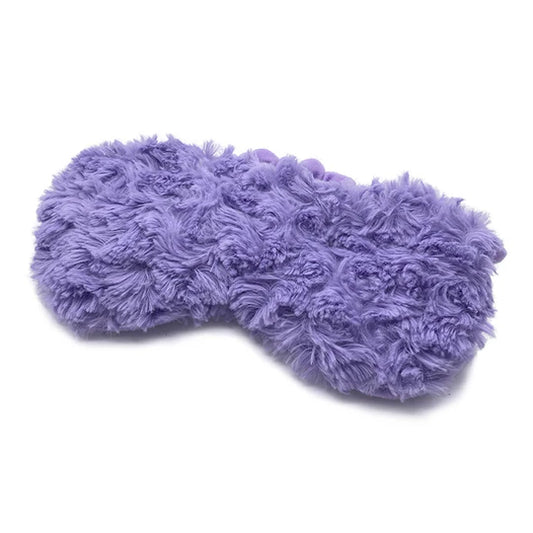Curly Purple Warmies Eye Mask