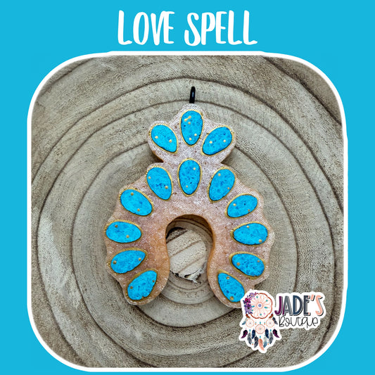 Turquoise Shoe Horse - Scent Love Spell