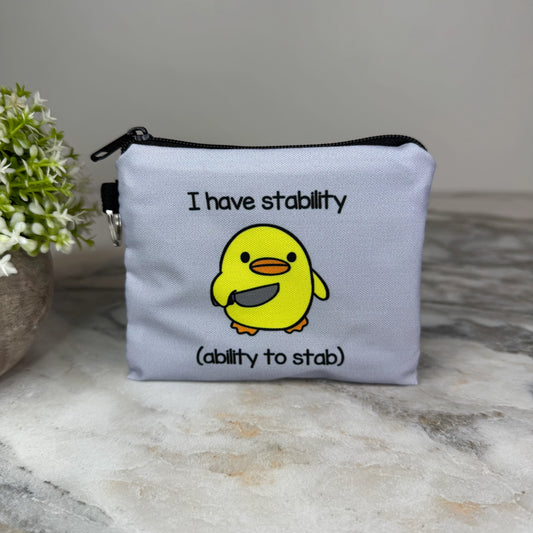 Stability Coin Pouch