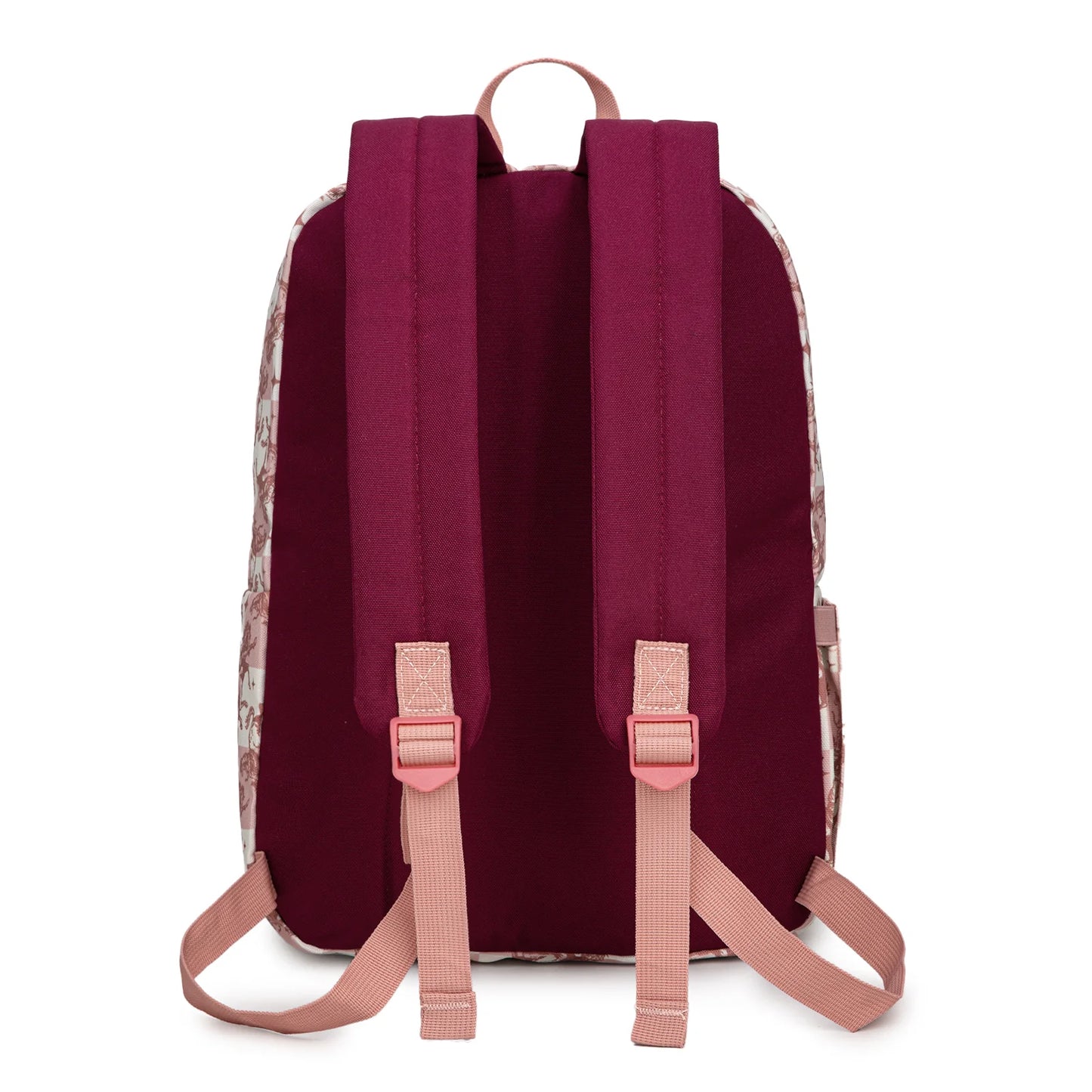 Bucking Cowgirl Print Backpack -2Pcs Set - Pink