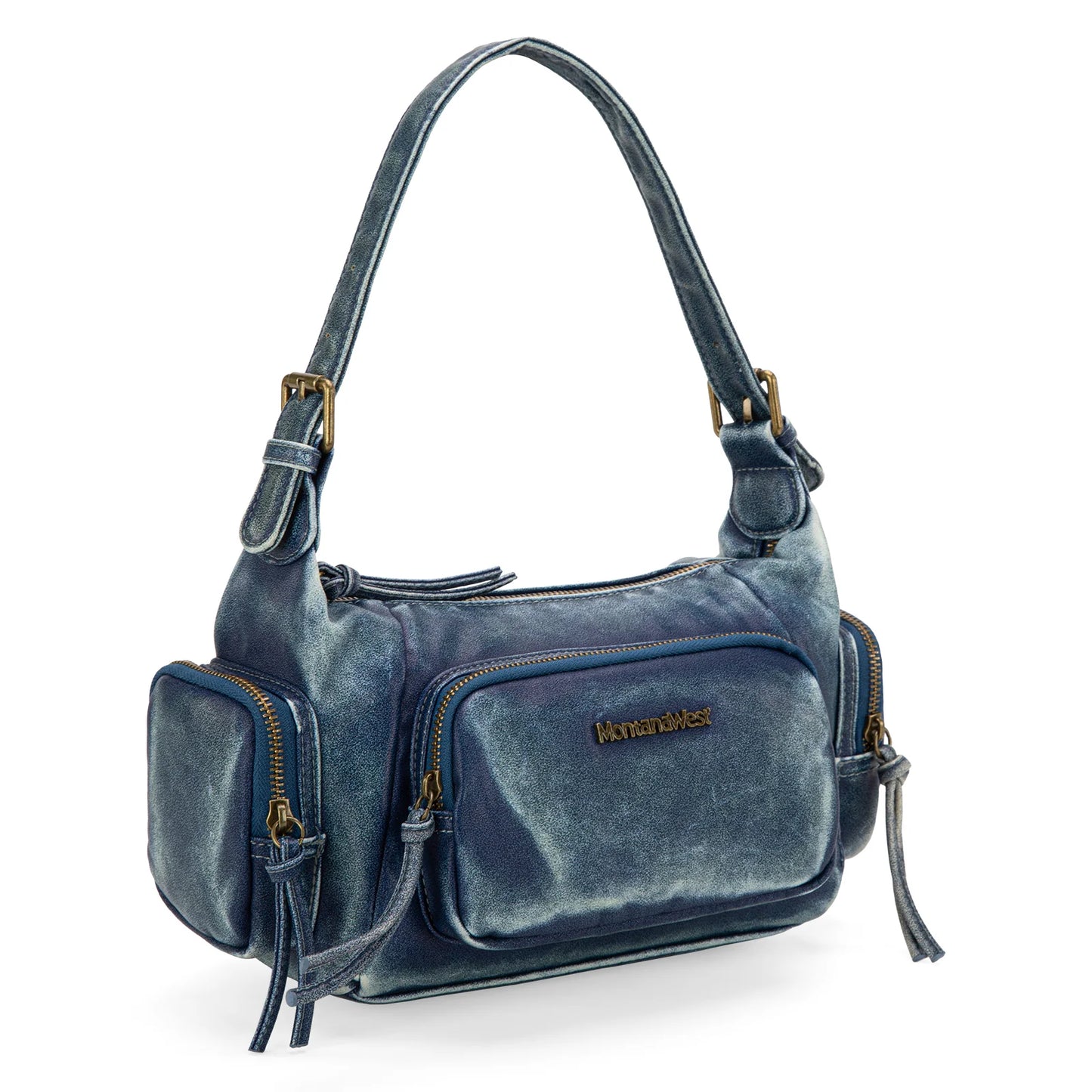 Jean Wash Hobo Crossbody