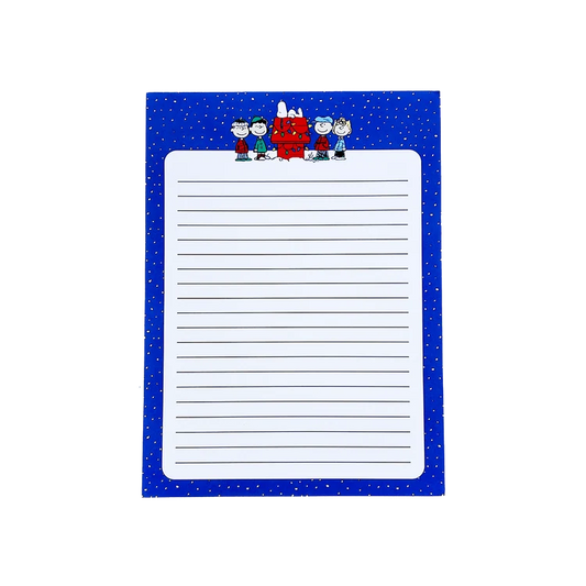 Peanuts Holiday Lights Notepad