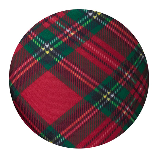 Christmas Plaid Large Iced Cup Coolies