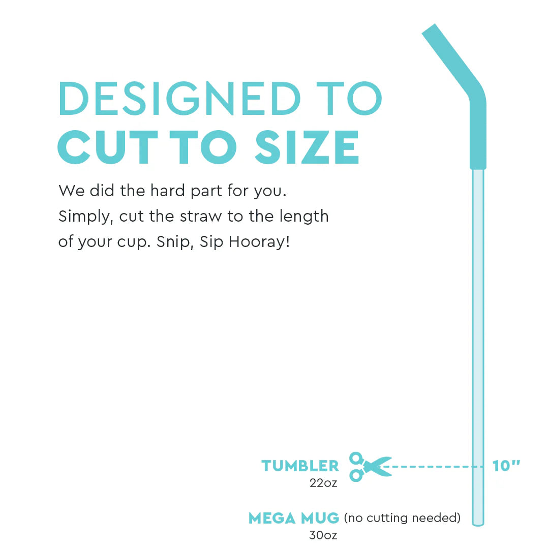 STRAW LID Large | Clear + Black