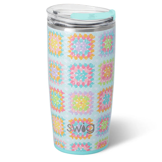 Granny Squares (22oz) Insulated Tumbler