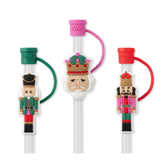 Classic Nutcracker Reusable Straw Toppers