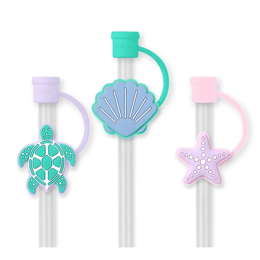 Sea Swirl Straw Toppers