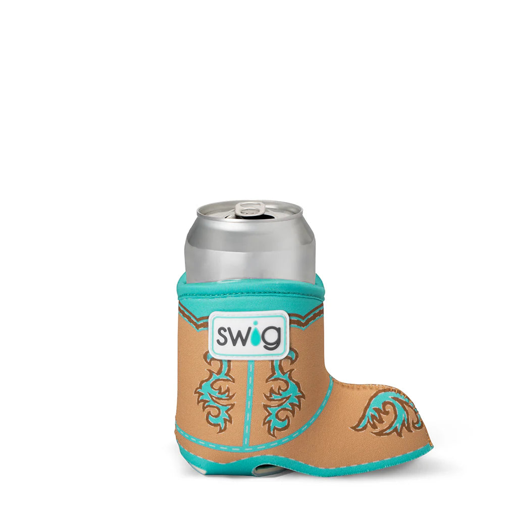Boot Scootin' Turquoise Can Coolie