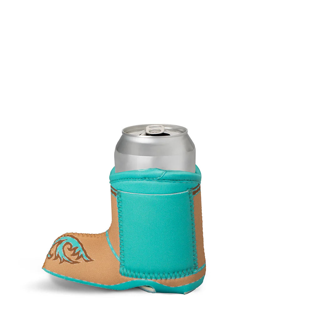 Boot Scootin' Turquoise Can Coolie