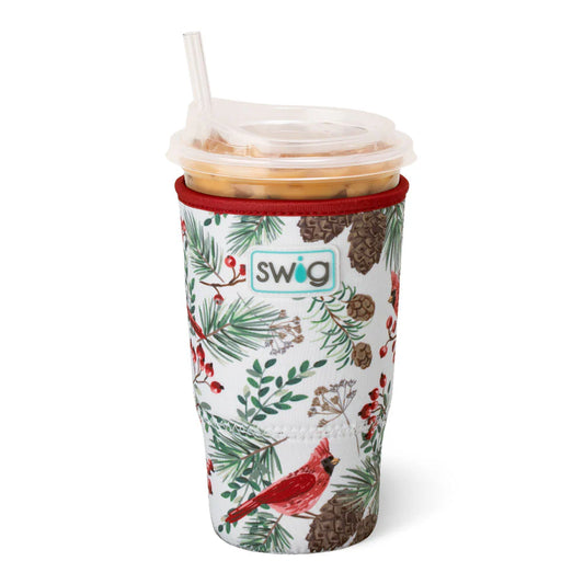 Winter Cardinals Large Iced Cup Coolie